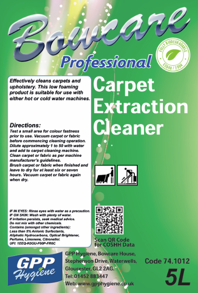 BowcareEco Carpet Extraction Cleaner