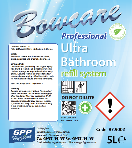 Bowcare Ultra Bathroom Cleaner Refill