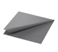 2ply 33cm Grey Napkins