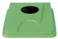 Slimline Green Lid Recycling Bin 60L