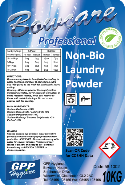 Bowcare Non-Bio Laundry Powder