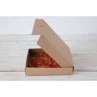 Fiesta Compostable Plain Pizza Boxes 9\" (Pack of 100)