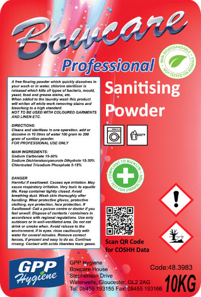 Bowcare Sanitiser Powder