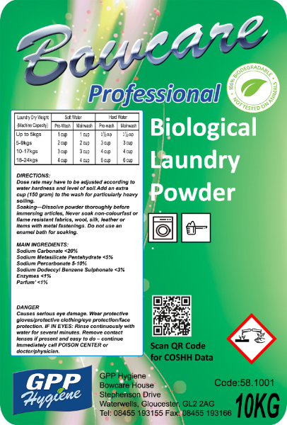Bowcare Bio Laundry Powder