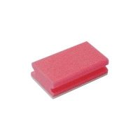 Red Sponge Grip Scourer Non Abrasive