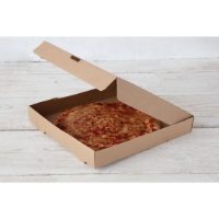 Fiesta Compostable Plain Pizza Boxes 12\" (Pack of 100)